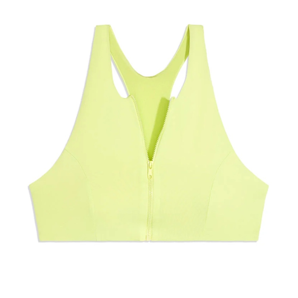 Zip Front Racerback Bikini Top - Picture 1 of 6